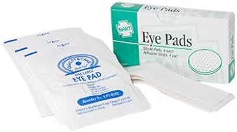 HARTHLT 0270 Eye Pads W/Tape strips 4/unit