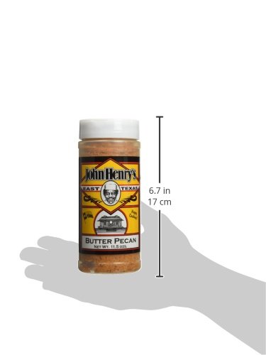 John Henry's East Texas Butter Pecan Rub BBQ Seasoning Spice - 11.5Oz