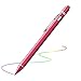 Evach Rose Red Active Stylus Pen for iPad, 1.5mm Ultra Fine Tip, Compatible With Apple and iPhone, Samsung Tablets