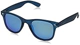 Polaroid Sunglasses Unisex-Adult Pld6009sm PLD6009SM Polarized Wayfarer Sunglasses, Blue Transparent/gray Blue Mirror Polarized, 50 mm