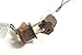Christmas Mini Lights, 100 Clear Lights, Brown Wire/Cord, 42 ft Long