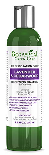 Hair Growth/Anti-Hair Loss Sulfate-Free Shampoo “Lavender & Cedarwood”. Alopecia Prevention and DHT Blocker. Doctor Developed. NEW 2018 FORMULA!