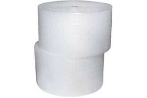 SUPPLYHUT 3/16" SH Small Bubble Cushioning Wrap Padding Roll 700'x 12" Wide Perf 12" 700FT