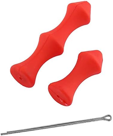 Archery,Archery Bowstring,2pcs Silicone Archery Target Recurve Bow Shooting Hunting Finger Guard Bowstring Archery Shot Finger Tabs Guard Protectors(Red)