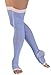 Lace Poet Lycra Purple Yoga/Sleep Thigh-High Compression Toeless Socks
