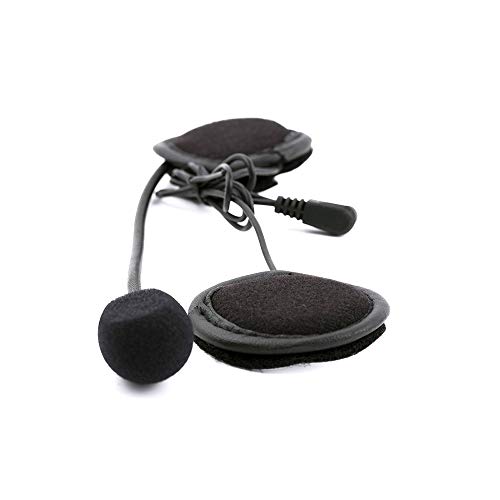Carrfan VNETPHONE V4 V6 Intercom Accessories Microphone Speaker & Clip for V4 V6 Helmet Intercom Motorcycle BT Interphone 3.5mm Jack Plug
