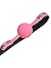 Soft Silicone Mouth Ball Gag For Beginner Adjustable Couples Play Ball Gags Pink