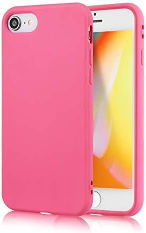 technext020 iPhone 7 Rogue Pink Case iPhone 8 Rogue Pink Case, Shockproof Ultra Slim Fit Silicone TPU Soft Gel Rubber Cover Protective Back Bumper