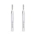 In-tool-home 1/8" X 1/4" HSS 4 Flutes Straight End Mill Cutter Pack of 2