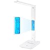 Desk Lamp LED Desk Light, Smart Features(Clock, Alarm, Date, Temperature)-Adjustable, Foldable Touch Table Lamp, 3…