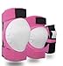 DEKINMAX Knee Elbow Pads: Protective Gear Set 3 in 1 Knee Pads with Wrist Guards Kids Adult Youth Women Men Adjustable Biking Skating Rollerblading Scooter Skating