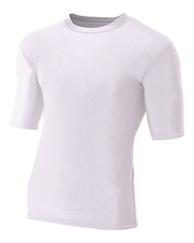 White Adult XL Half Sleeve High 