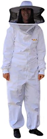 Honeyrite Beekeeper Protective Clothing Full Bee Suit Large 3 Pack