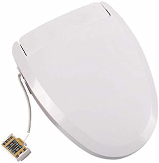 Electric Toilet Seat Cover Water Jet Bathroom Smart Bidet Self Closing Modern Design Round Toilet Seats By MAG.AL,White,A