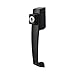Ideal Security Door Handle for Storm and Screen Doors, Black (2-Piece Set)