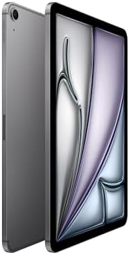 iPad Air de 11 polegadas com chip M3 concebido para Apple Intelligence, ecrã líquido retina, 512GB, câmara frontal/traseira de 12MP, Wi-Fi 6E, redes 5G, Touch ID — cinzento espacial