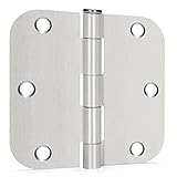 24 Pack Door Hinges Brushed Nickel 3.5 inch Satin