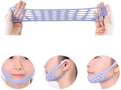 3D Face-Lift Bandage Silicone Face Relaxation Massage Mask Belt Shaper Facial Slimming Bandage Belt -Loouer