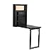 SEI Furniture Convertible Desk, Black