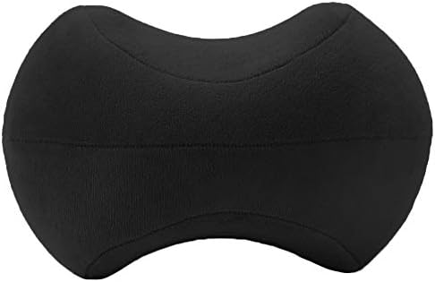 Tulas Home Memory Cotton Clip Leg Pillow Comfort Back Hips Knee Support Wedge Pad Pillow (Black)