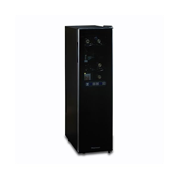 Wine Enthusiast Silent 18 Bottle Wine Refrigerator Freestanding Slimline Bottle Storage Wine