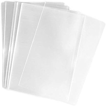 UNIQUEPACKING 100 Pcs 8 3/4 x 11 3/8 (O) Clear Cello/Cellophane (1.6mil) Bags Good for 8.5x11 Item