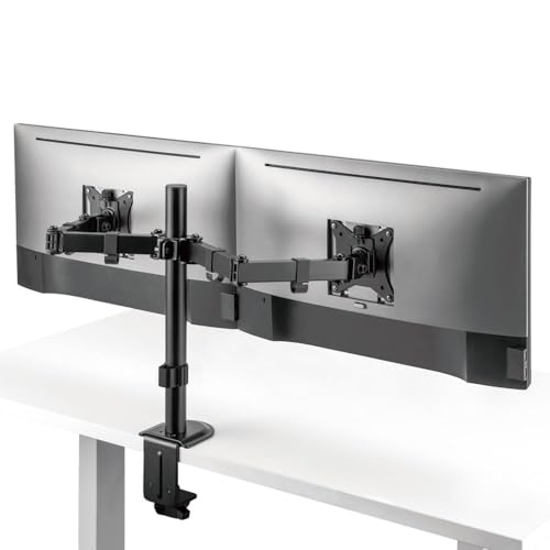 Suporte Duplo Articulado para Monitor Clanm CS12 13 a 32 Polegadas VESA 75x75 100x100 10kg por Monitor