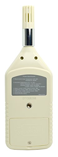Digital LCD display thermo-hygrometer Temperature Humidity Meter Moisture Tester Thermometer Monitor with USB Interface and Data Download 1360ABZ - Thumbnail 3