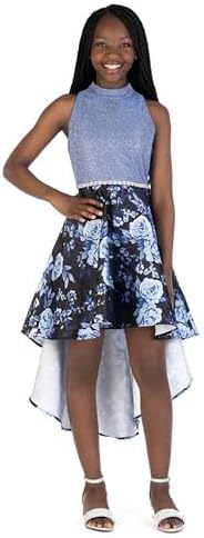 speechless big kid girls sleeveless fit + flare dress Speechless Little Girls Sleeveless Fit + Flare Dress, Color: Pink Gold