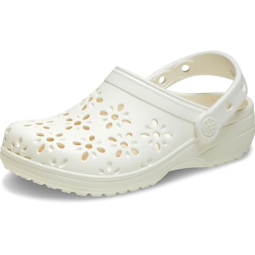 Crocs Unisex-Child Classic Clogs with Floral Cut Out Design… at Amazon