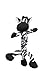 KONG Safari BraidZ Zebra, Dog Toy, Large