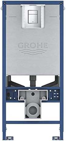 GROHE Rapid SLX 3-in-1 Set, Installation System 1.13m for Wall-Hung Toilet (Skate Cosmopolitan S Flush Plate - Image 3