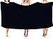 Simplife Microfiber Luxury Black Bath Towels Large Bath Sheets Beach Towels Fast Drying Camping Towels (36 Inch X 72 Inch, Dark Grey)