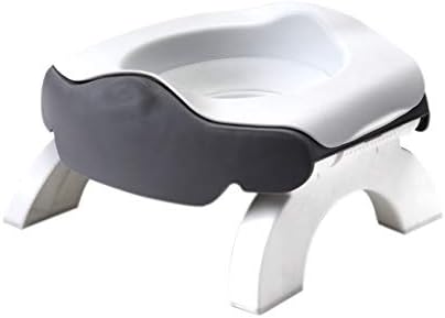 Ganen Folding Portable Travel Go Potty Toilet Trainer for Kids (Grey)