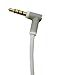 Solo 3 Cable Replacement Studio 3 Wire Parts Microphone Cord Compatible With Solo3/Solo 2/Studio3/Studio 2/Solo Pro/Mixr/Solo HD/Executive/Pill Wireless Over Ear Headphones -1.4M/4.6ft（Black） (White)