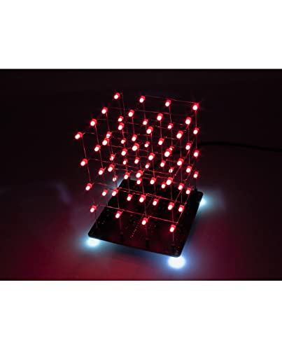 Hobby Components 4x4x4 64 LED cube kit (Red)