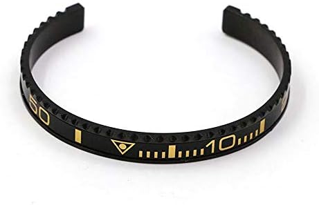 BeiChong Gold Color Stainless Steel Speedometer Cuff Bracelet Bangle Watch Jewelry