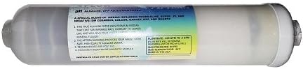 Puregen (APTERA-INLINE) 12"x2.5" Inline "Aptera" AlkaMag Alkaline Filter 1/4" NPT