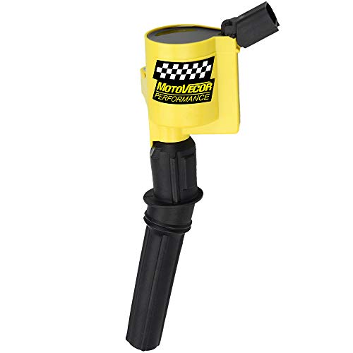Ignition Coil DG508 8 Pack High Performance High Energy for Ford F-150 F150 F250 F-250 F-350 4.6L 5.4L V8 DG508 DG457 DG472 DG491 EXPEDITION MUSTANG CROWN VICTORIA LINCOLN MERCURY (Yellow)