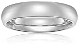 Standard Comfort Fit 18K Gold Wedding Band, 4mm