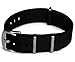 BluShark - The Original Premium Nylon Watch Strap - 24mm Black
