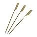 Bamboo Paddle Pick Skewer (Case of 100), PacknWood - Biodegradable Wood Sticks for Appetizers, Drinks (7.1