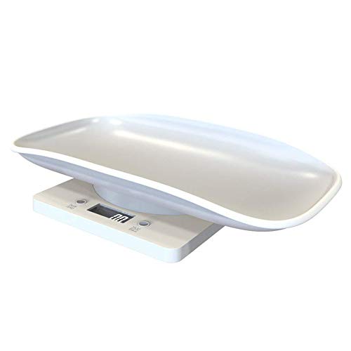 Aochol Digital Pet Scale，LCD Electronic Scales for Measure Baby, pet, Dog Food,High Precision pet Electronic Scale, Capacity up to 10 kg /22 lb(White) - Thumbnail 4