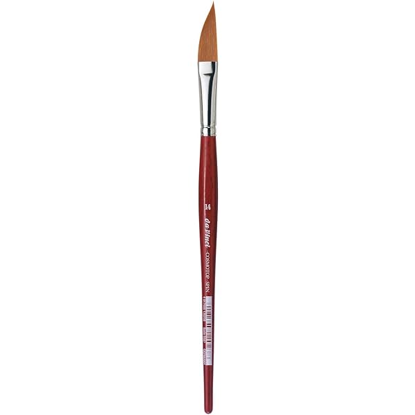 Amazon.com: da Vinci Watercolor Series 5587 CosmoTop Spin Paint Brush, Slant Liner Synthetic with Red Handle, Size 14 (5587-14) amazon-com-da-vinci-watercolor-series-5587-cosmotop-spin-paint-brush-slant-liner-synthetic-with-red-handle-size-14-5587-14