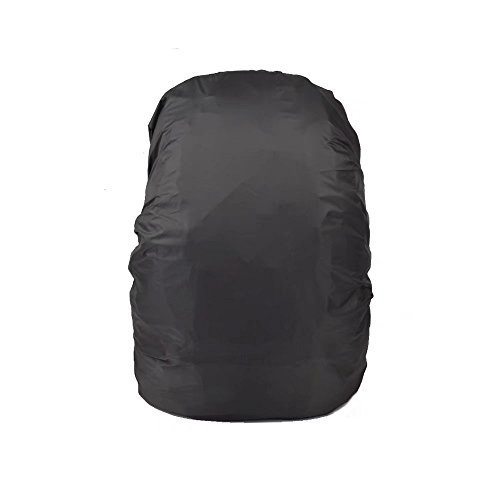 Toudorp Waterproof Backpack Rain Cover Compatible with School Bag , Laptop Bag and Duffel Bag for Hiking, Camping, Mountaineering, Cycling (60-70L, Black)