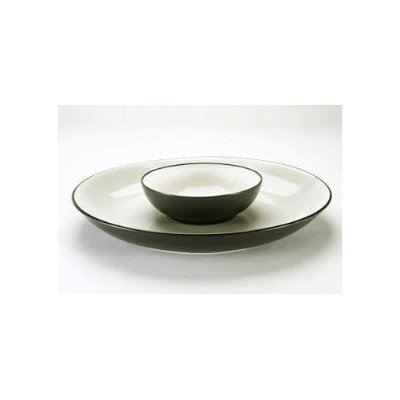 Noritake Colorwave Graphite 13-3/4-Inch Chip and Dip