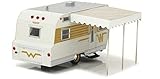 1964 Winnebago 216 Travel Trailer for 1/24 Scale Model Cars and Trucks 1/24 Diecast Model Greenlight 18420 B