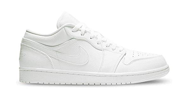 Amazon.com: Nike Air Jordan 1 Bajo Hombres 553558-126, Blanco, 8 : Ropa,  Zapatos y Joyería
