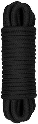 Multipurpose Rope Soft - 32 Feet Length-Black
