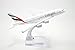TANG DYNASTY(TM) 1:400 16cm Air Bus A380 Emirates Airlines Metal Airplane Model Plane Toy Plane Model